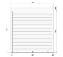 Защитные алюминиевые ролеты Comfort Line 1200-1300 мм P55