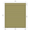 Защитные алюминиевые ролеты Comfort Line 1200-1400 мм P55