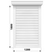 Защитные алюминиевые ролеты Comfort Line 1200-1800 мм P55
