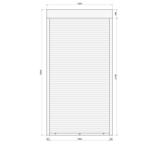 Защитные алюминиевые ролеты Comfort Line 1200-2300 мм P55