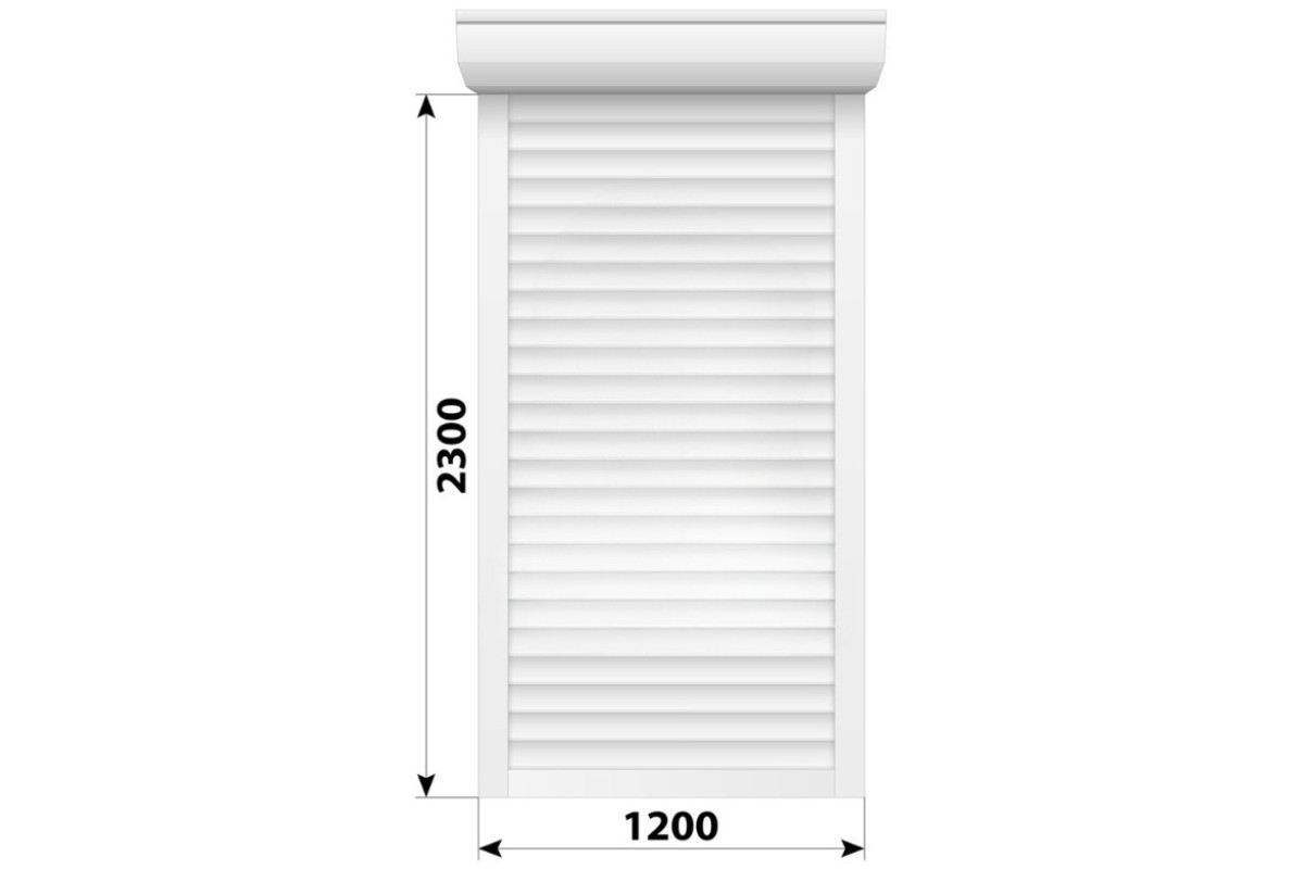 Защитные алюминиевые ролеты Comfort Line 1200-2300 мм P55
