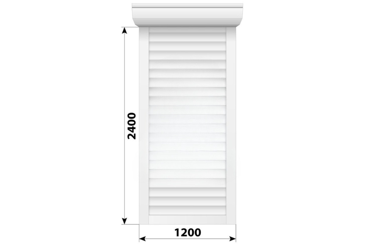 Защитные алюминиевые ролеты Comfort Line 1200-2400 мм P55