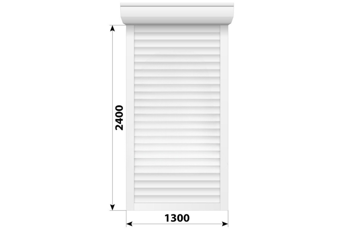 Защитные алюминиевые ролеты Comfort Line 1300-2400 мм P55