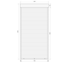 Защитные алюминиевые ролеты Comfort Line 1300-2500 мм P55