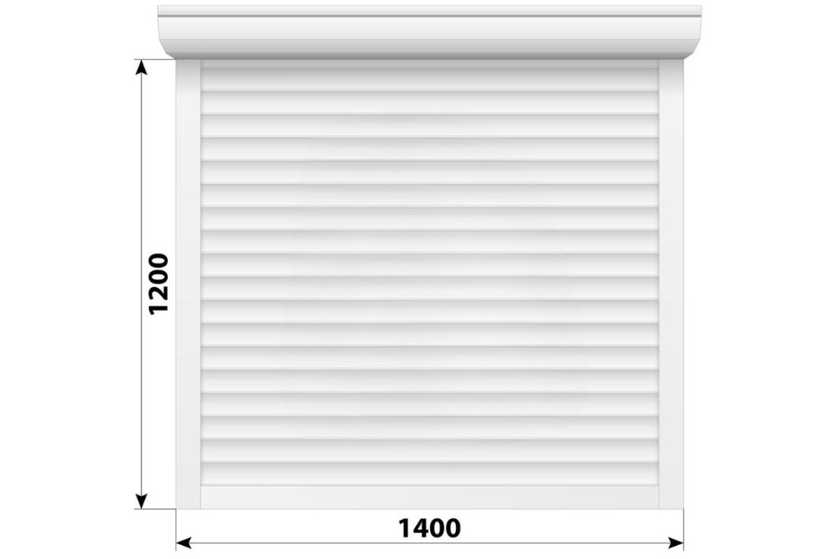 Защитные алюминиевые ролеты Comfort Line 1400-1200 мм P55