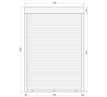 Защитные алюминиевые ролеты Comfort Line 1400-2000 мм P55