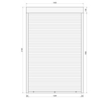 Защитные алюминиевые ролеты Comfort Line 1400-2100 мм P55