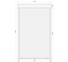 Защитные алюминиевые ролеты Comfort Line 1400-2300 мм P55