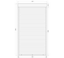 Защитные алюминиевые ролеты Comfort Line 1400-2500 мм P55