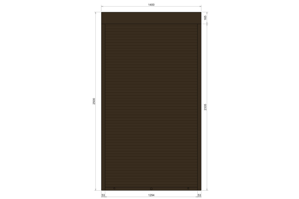 Защитные алюминиевые ролеты Comfort Line 1400-2500 мм P55