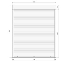 Защитные алюминиевые ролеты Comfort Line 1500-1800 мм P55