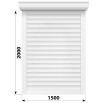 Захисні алюмінієві ролети Comfort Line 1500-2000 мм P55