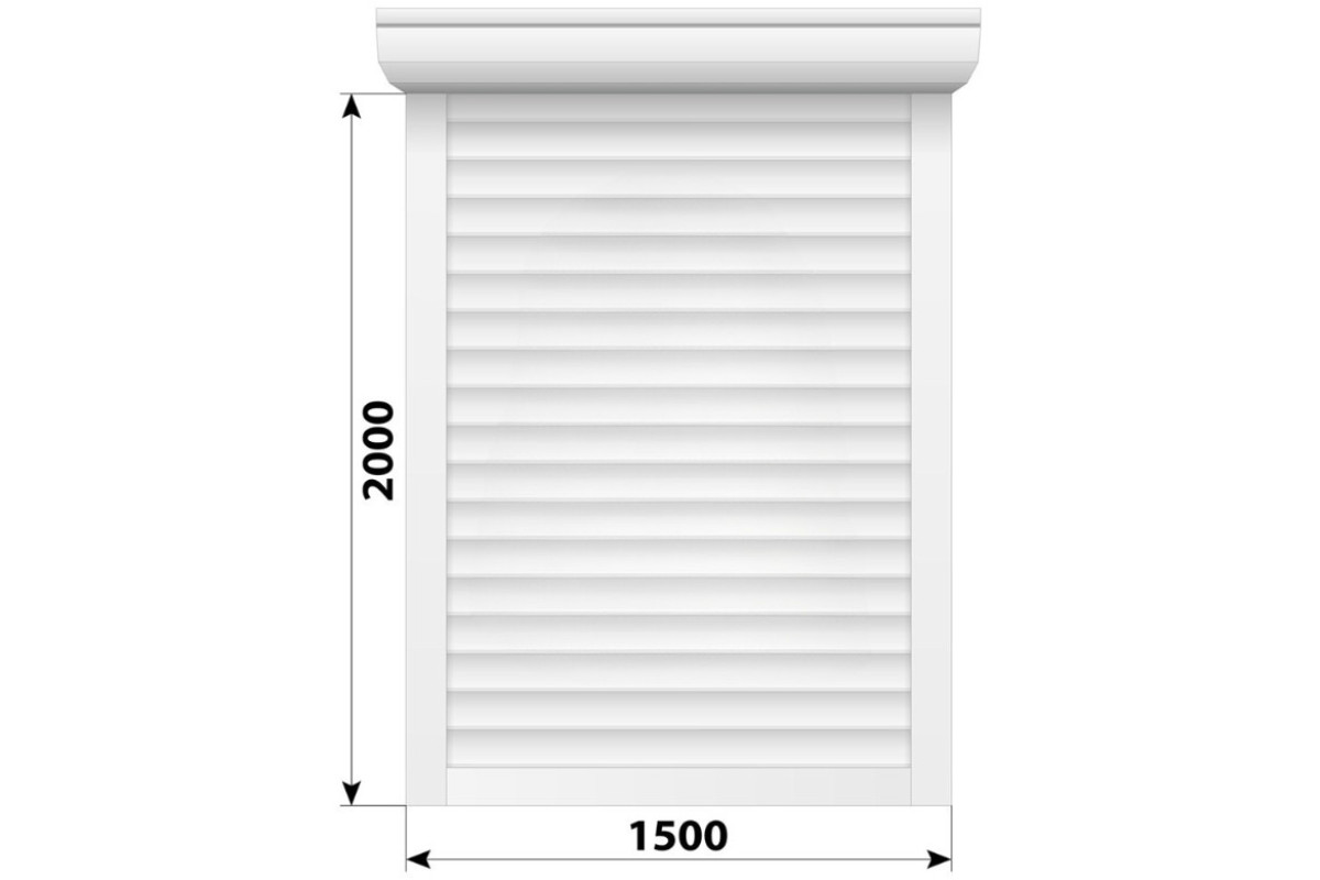 Захисні алюмінієві ролети Comfort Line 1500-2000 мм P55