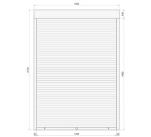 Защитные алюминиевые ролеты Comfort Line 1500-2100 мм P55
