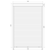Защитные алюминиевые ролеты Comfort Line 1500-2200 мм P55