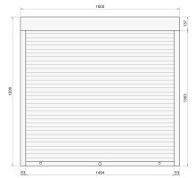 Защитные алюминиевые ролеты Comfort Line 1600-1500 мм P55