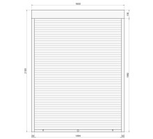 Защитные алюминиевые ролеты Comfort Line 1600-2100 мм P55