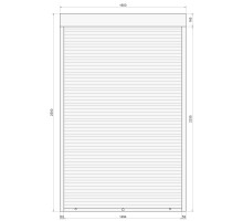 Защитные алюминиевые ролеты Comfort Line 1600-2500 мм P55