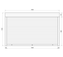 Защитные алюминиевые ролеты Comfort Line 1800-1100 мм P55