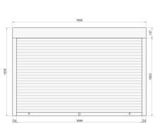 Защитные алюминиевые ролеты Comfort Line 1800-1200 мм P55