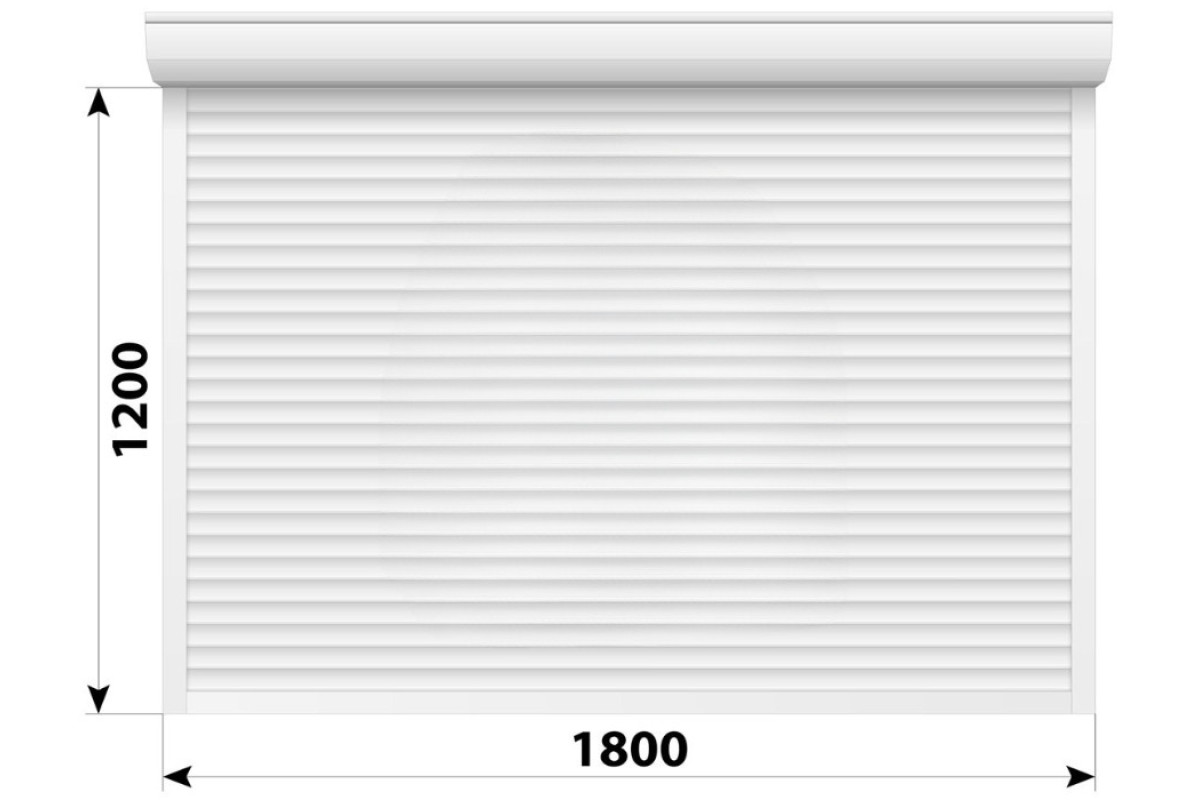 Защитные алюминиевые ролеты Comfort Line 1800-1200 мм P55