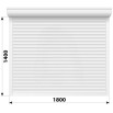 Защитные алюминиевые ролеты Comfort Line 1800-1400 мм P55