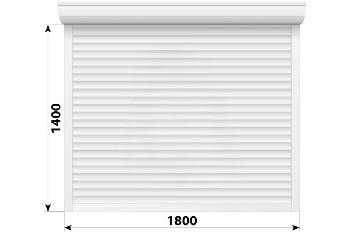 Защитные алюминиевые ролеты Comfort Line 1800-1400 мм P55