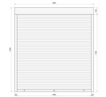 Защитные алюминиевые ролеты Comfort Line 1800-1900 мм P55