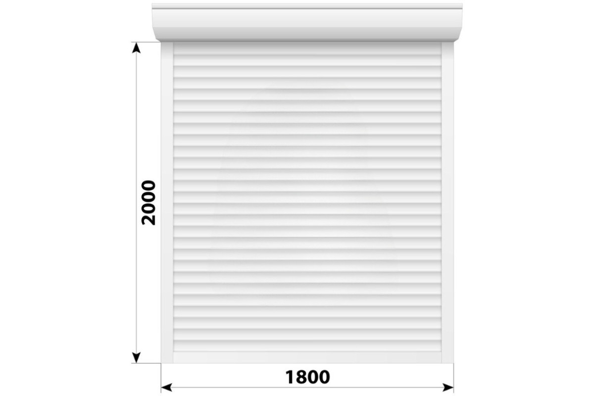 Захисні алюмінієві ролети Comfort Line 1800-2000 мм P55