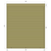 Защитные алюминиевые ролеты Comfort Line 1800-2100 мм P55