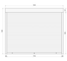 Защитные алюминиевые ролеты Comfort Line 1900-1500 мм P55