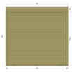 Защитные алюминиевые ролеты Comfort Line 1900-1800 мм P55