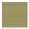 Защитные алюминиевые ролеты Comfort Line 1900-1900 мм P55