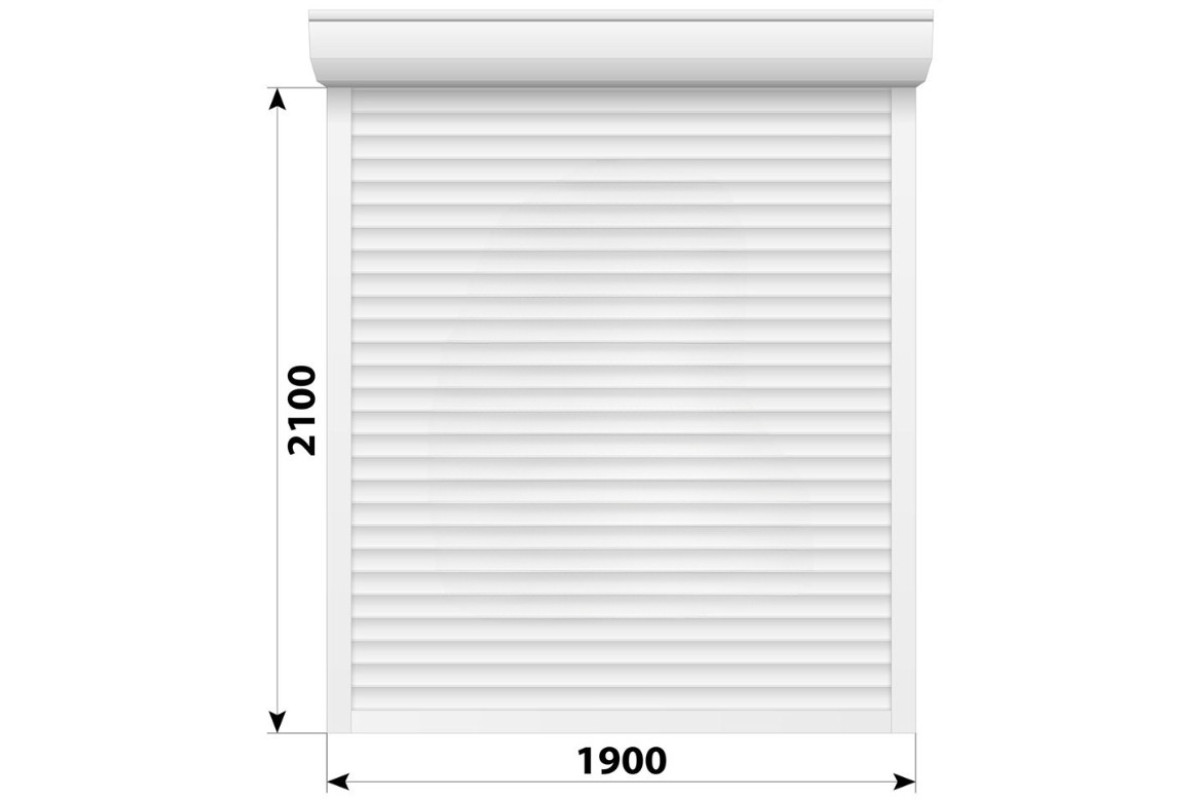 Защитные алюминиевые ролеты Comfort Line 1900-2100 мм P55