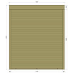Защитные алюминиевые ролеты Comfort Line 1900-2200 мм P55