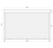 Защитные алюминиевые ролеты Comfort Line 2000-1300 мм P55