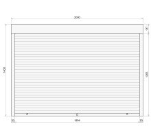 Защитные алюминиевые ролеты Comfort Line 2000-1400 мм P55