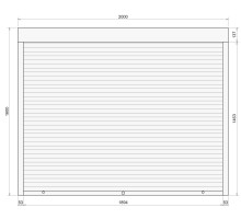 Защитные алюминиевые ролеты Comfort Line 2000-1600 мм P55
