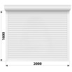 Защитные алюминиевые ролеты Comfort Line 2000-1600 мм P55