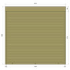 Защитные алюминиевые ролеты Comfort Line 2000-1900 мм P55