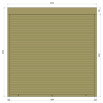 Защитные алюминиевые ролеты Comfort Line 2000-2000 мм P55