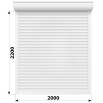 Защитные алюминиевые ролеты Comfort Line 2000-2200 мм P55