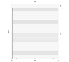 Защитные алюминиевые ролеты Comfort Line 2000-2300 мм P55
