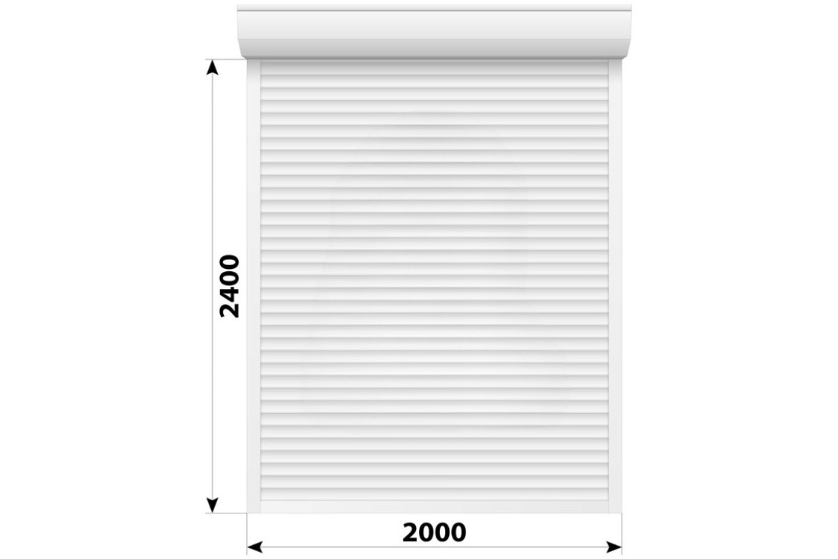 Защитные алюминиевые ролеты Comfort Line 2000-2400 мм P55