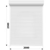 Защитные алюминиевые ролеты Comfort Line 2000-2500 мм P55