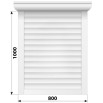 Защитные алюминиевые ролеты Comfort Line 800-1000 мм P55