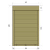Защитные алюминиевые ролеты Comfort Line 800-1200 мм P55