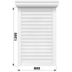 Защитные алюминиевые ролеты Comfort Line 800-1200 мм P55