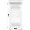 Защитные алюминиевые ролеты Comfort Line 800-1600 мм P55