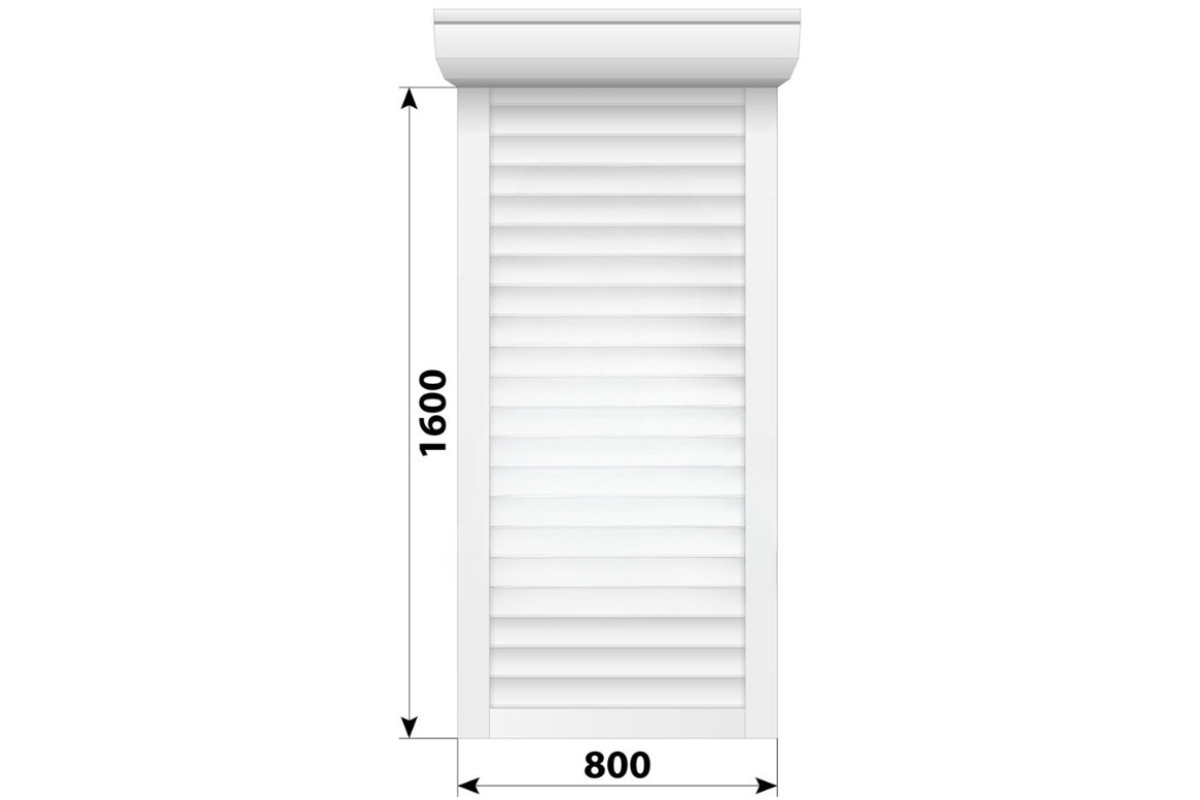 Защитные алюминиевые ролеты Comfort Line 800-1600 мм P55